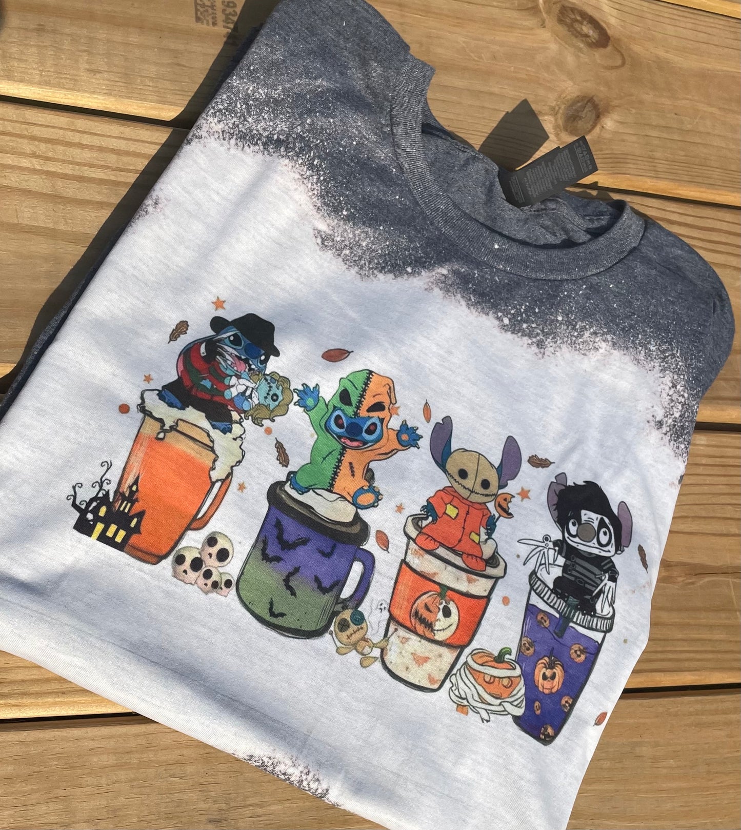 Stich Halloween latte cups